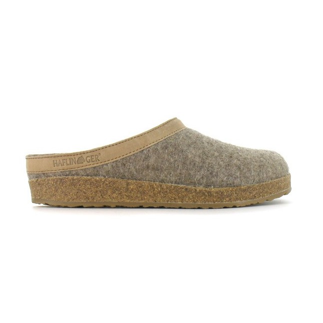 chaussons sabot en laine Haflinger Grizzly Torben