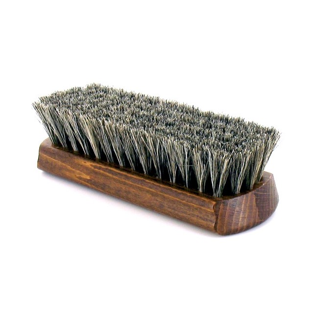 PRODUITS D'ENTRETIEN BROSSE À RELUIRE CRIN DE CHEVAL